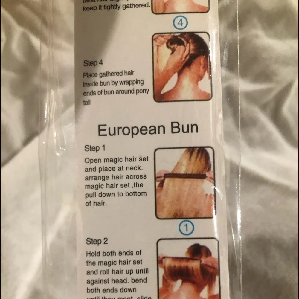 European Bun-Maker Dark Brown Color Brand New in package